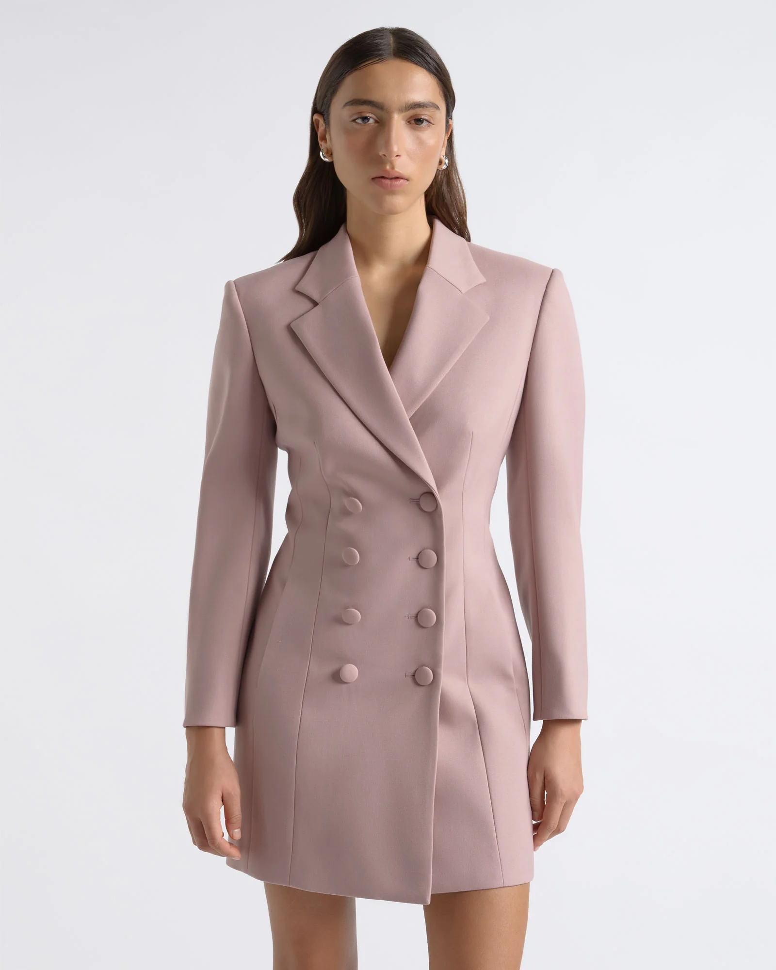 Double Breasted Blazer Dress