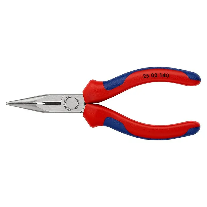 SPISSTANG KNIPEX MED SKJÆR RØD/BLÅ 140MM