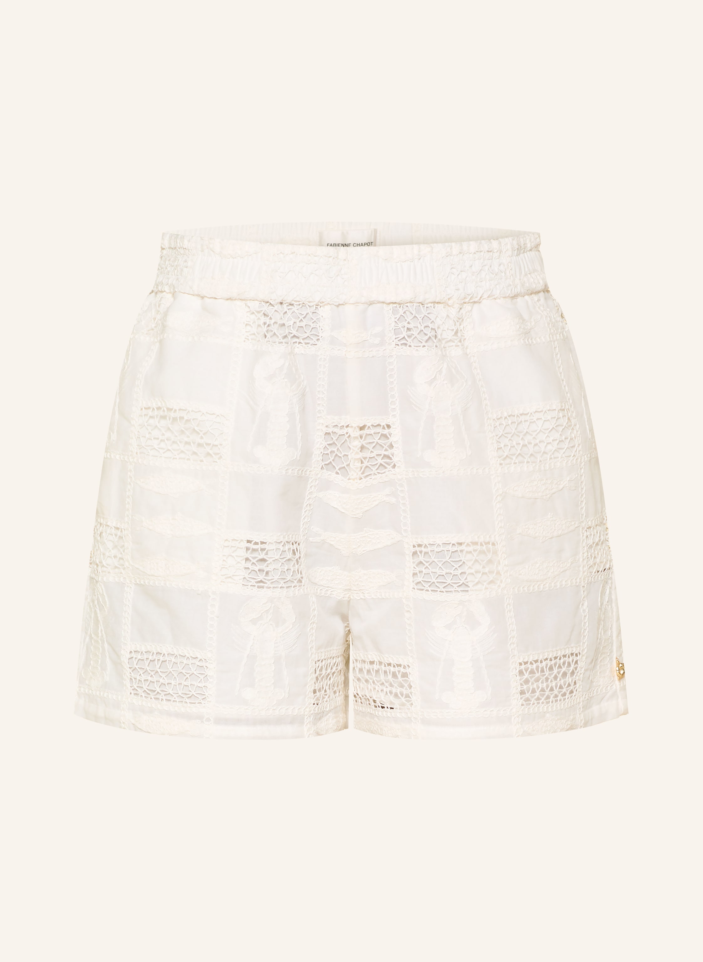 FABIENNE CHAPOT Shorts BEN mit Lochspitze und Stickereien