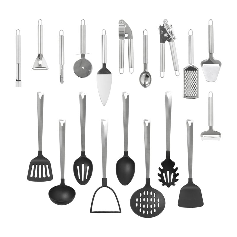 Taartschep London - zilverkleurig - 26.5 cm