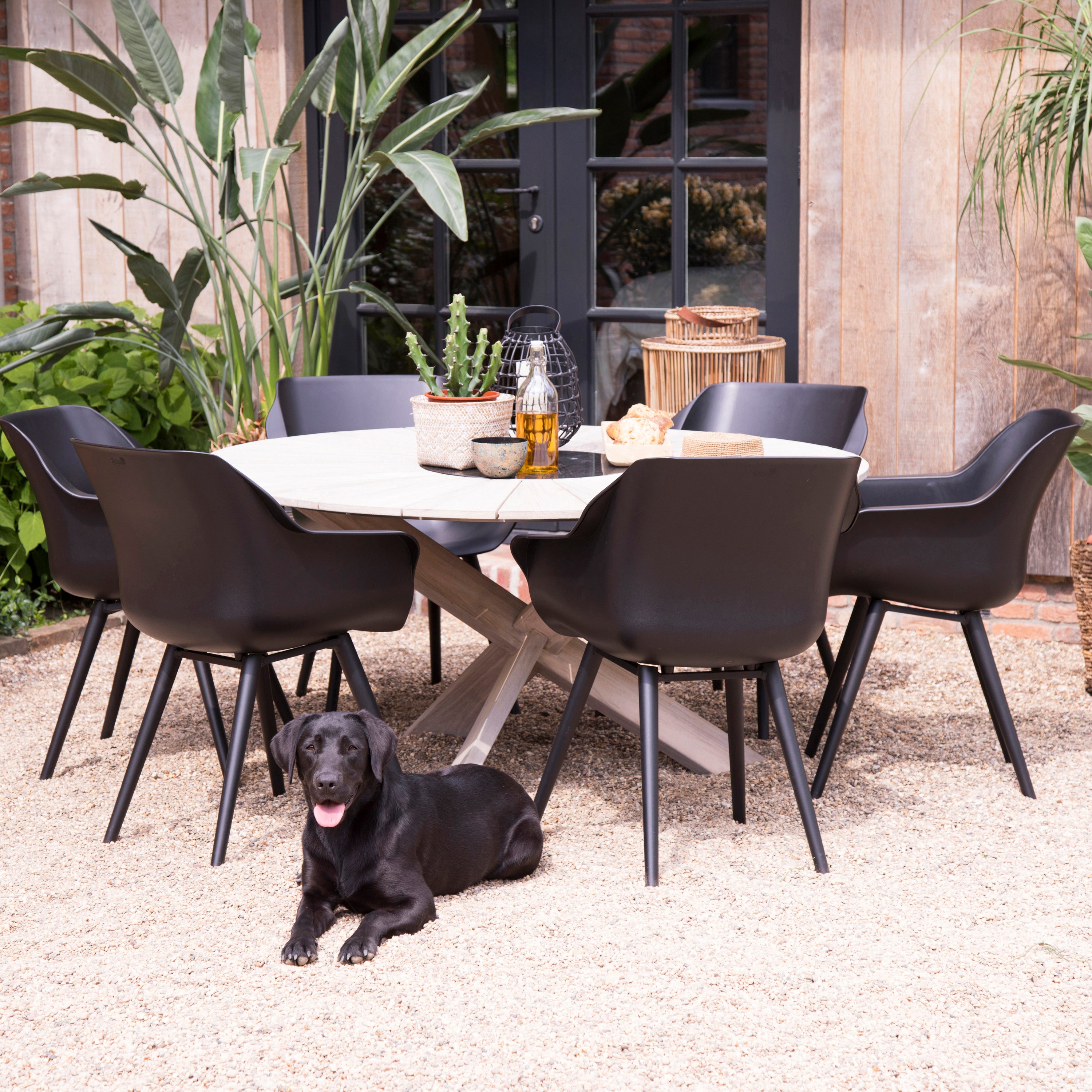 Hartman Sophie Element Tuinstoel - Set van 2 - Carbon Black