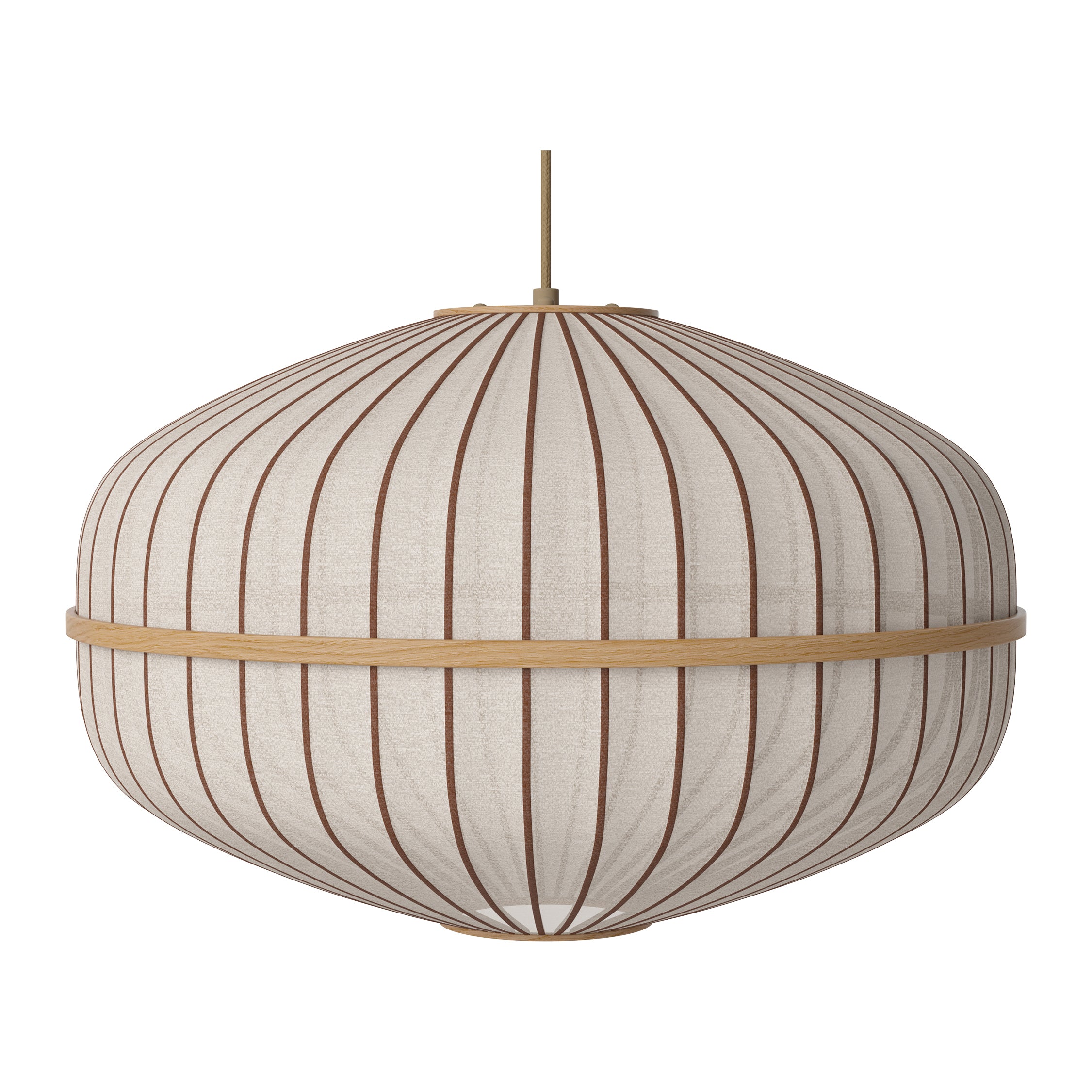 Bolia Lucén Hanglamp Ø 60 cm - Ellips - Geolied Hout