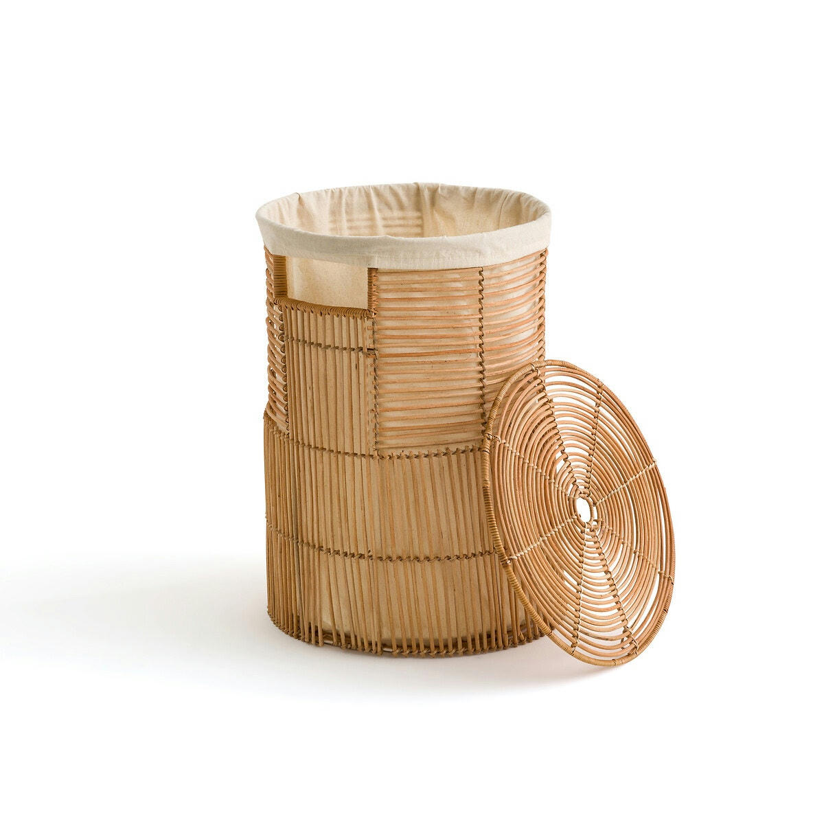 Panier à linge rotin ajouré, Rotuni
