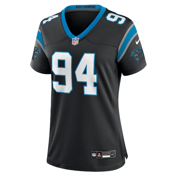 Henry Anderson Carolina Panthers Nike Women's Team Game Jersey - Black