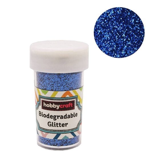 Blue Biodegradable Glitter Shaker 20g