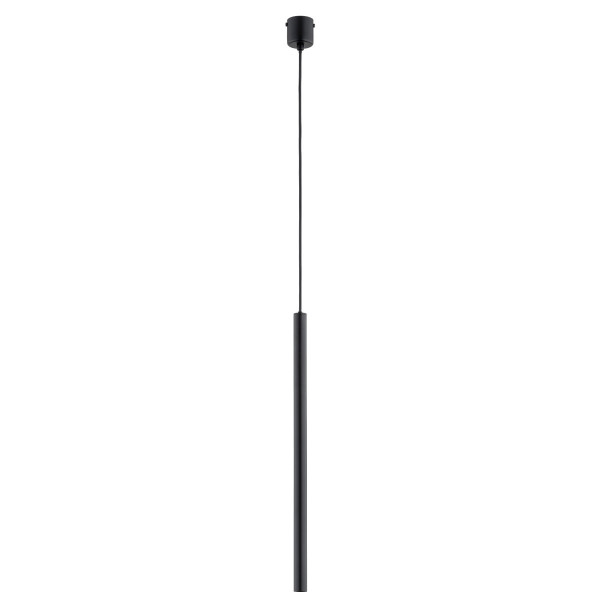 Lampa wisząca czarna COLLET 1xG9x10W wym: 95x5,2x5,2 cm Alfa