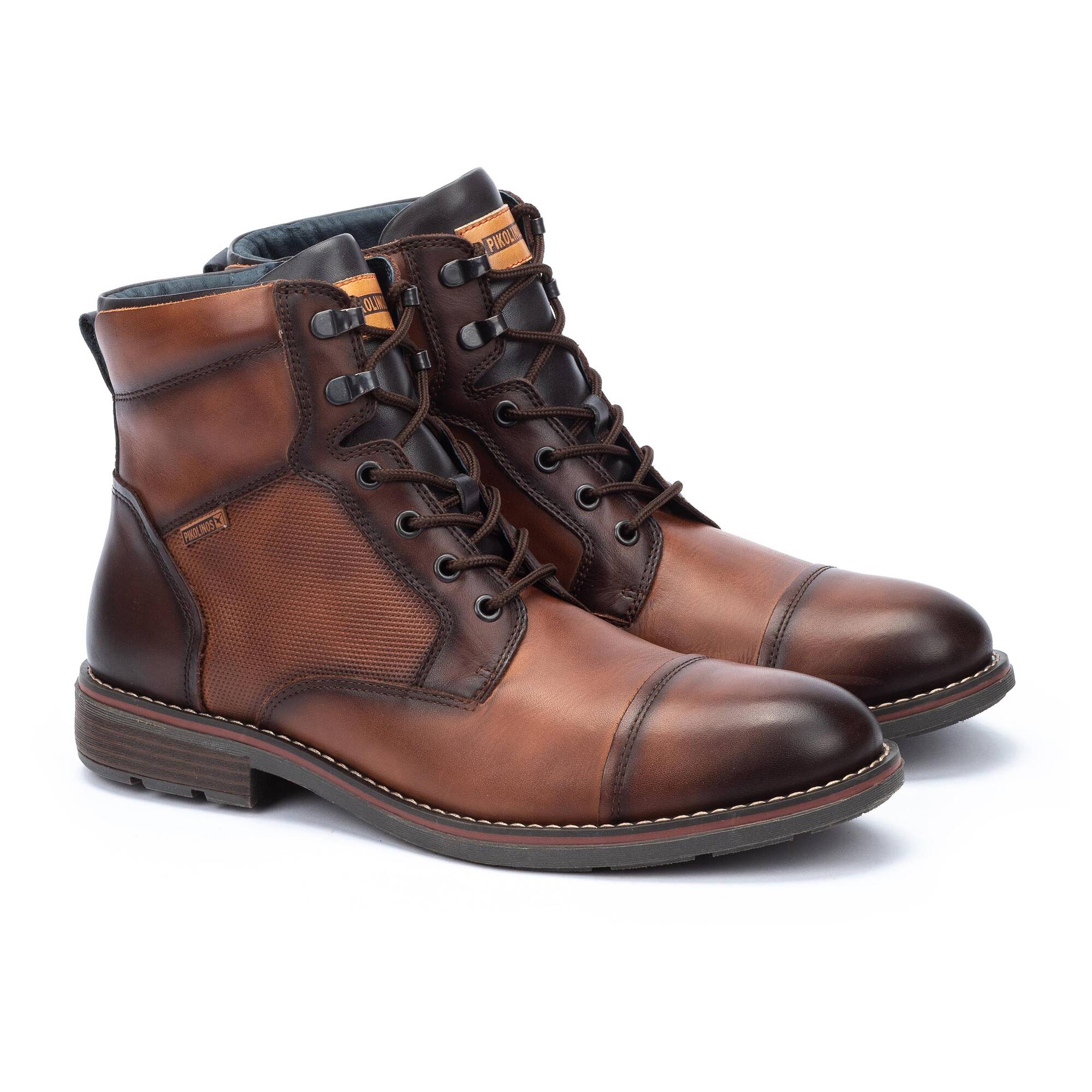 YORK - Botín con cordones y cremallera para hombre