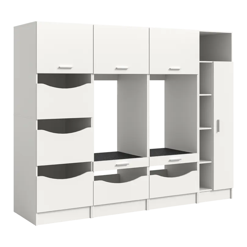 Waschmaschinenschrank 4-teilig Free