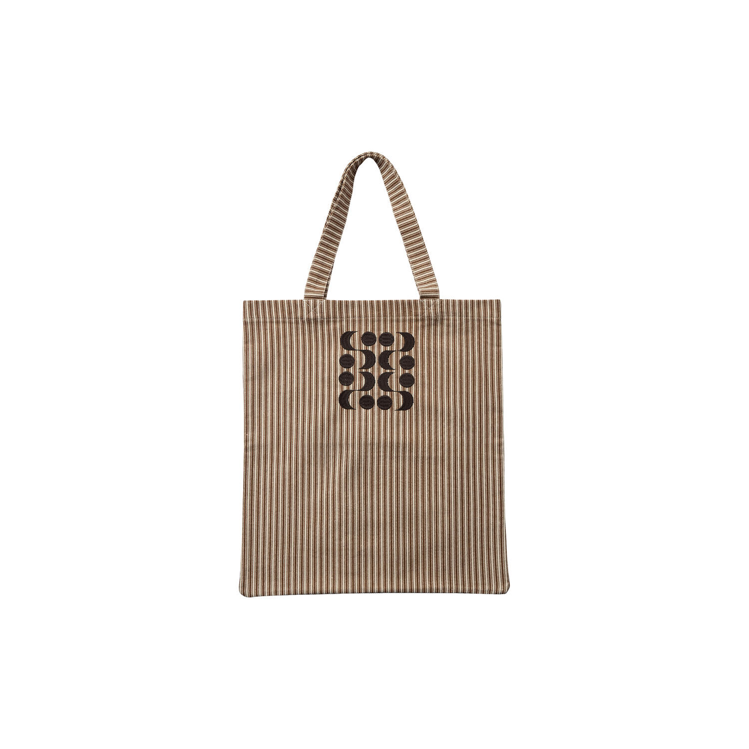 HANNESW TOTE BAG, brown striped
