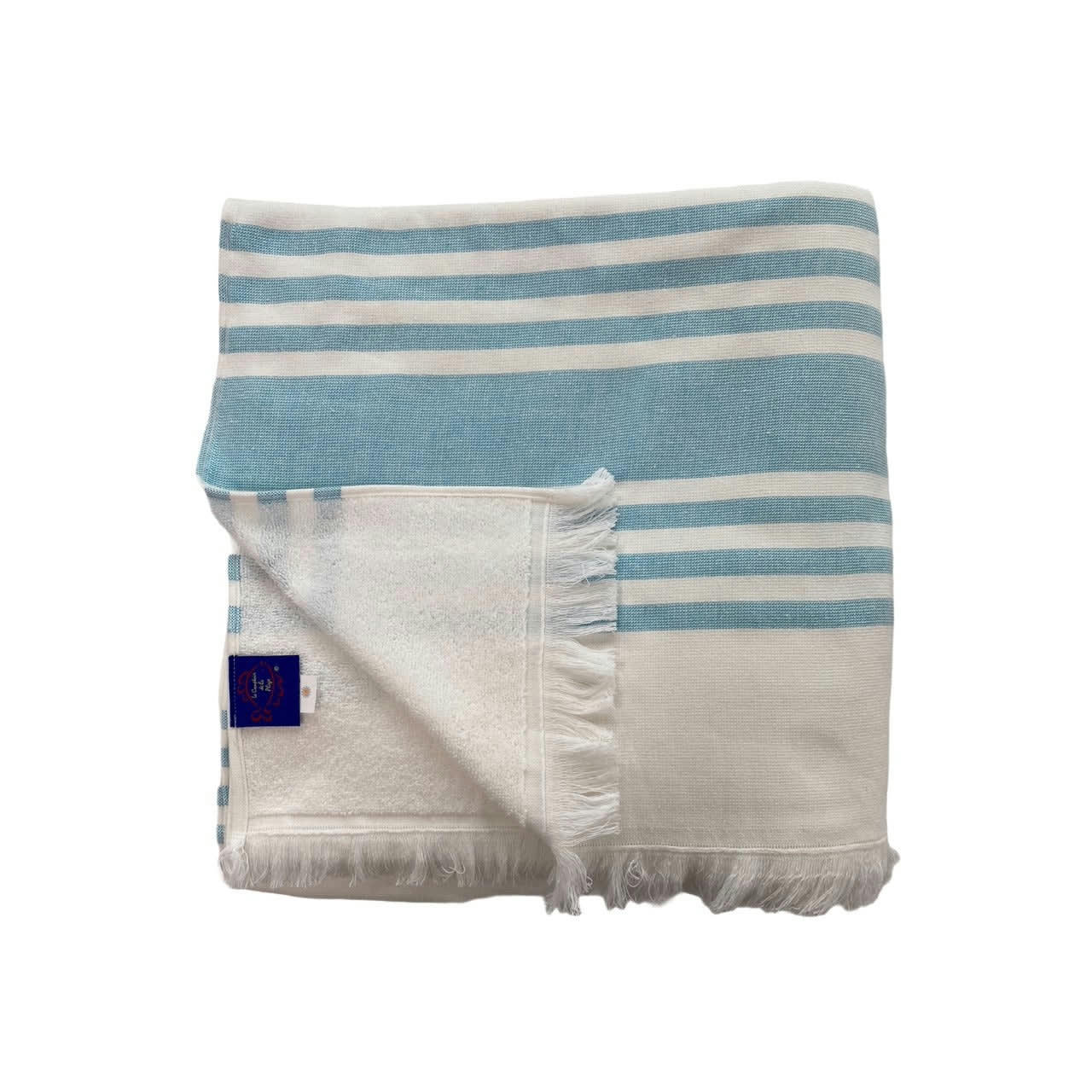 DOUBLÉE ÉPONGE - Fouta coton doublée éponge 