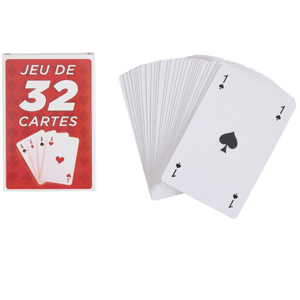 Jeu de cartes Belote x32 (2 modèles)