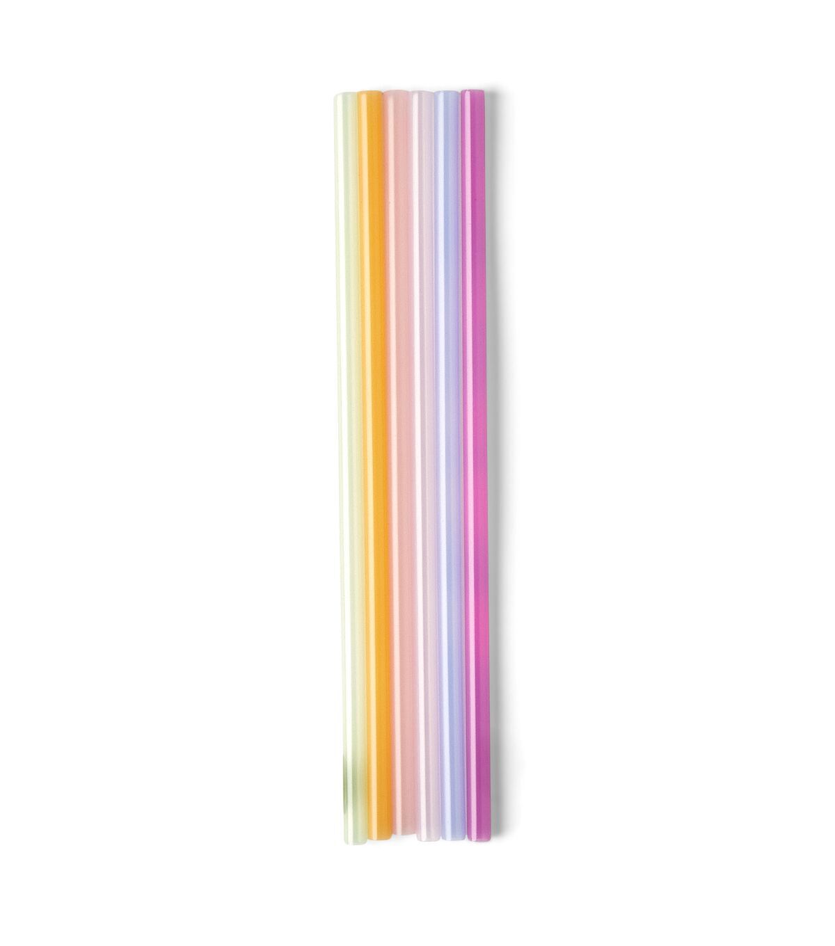 6ct Summer Multicolor Changing Straws by Happy