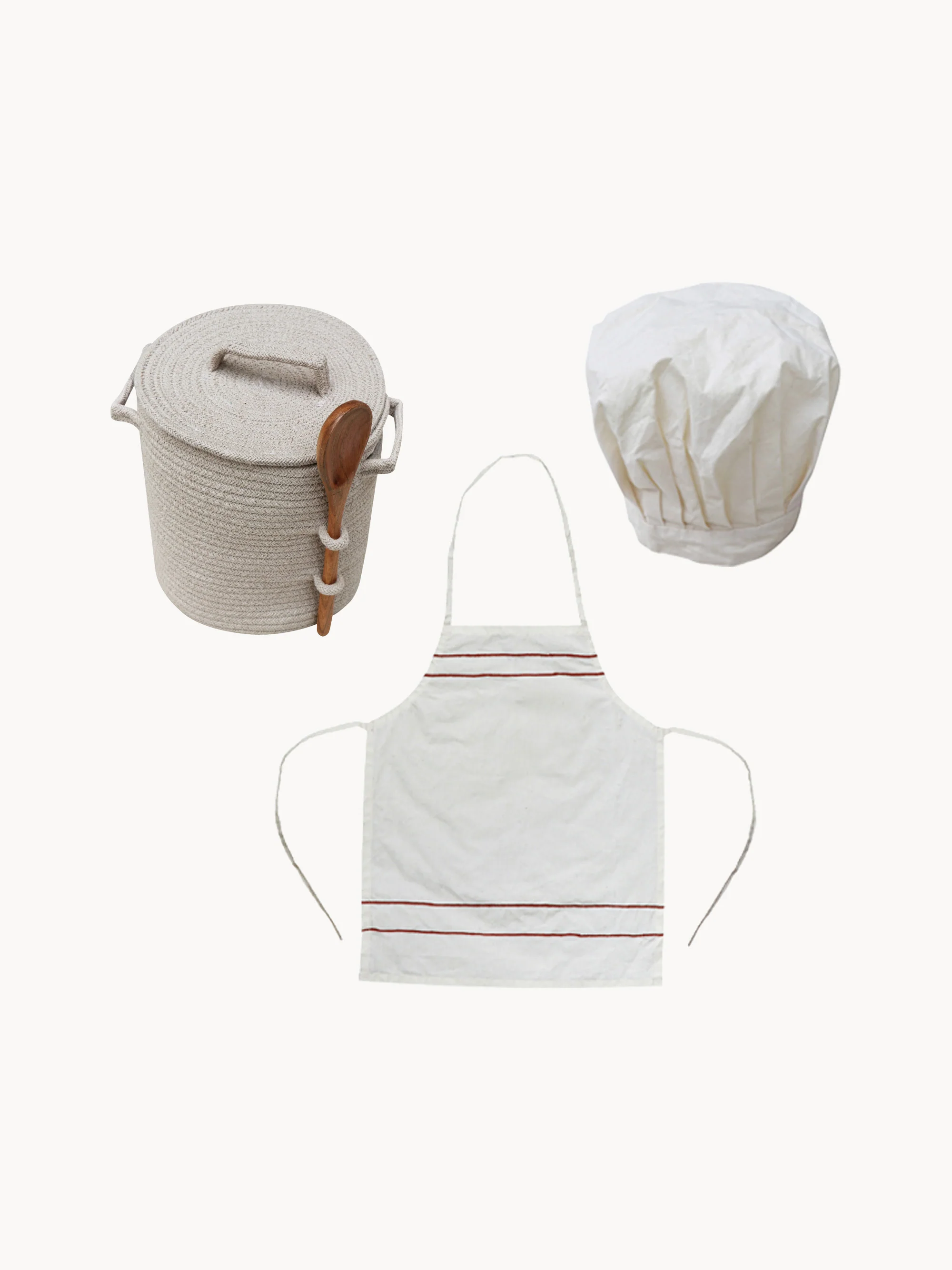 Handgefertigtes Spielzeug-Set Little Chef