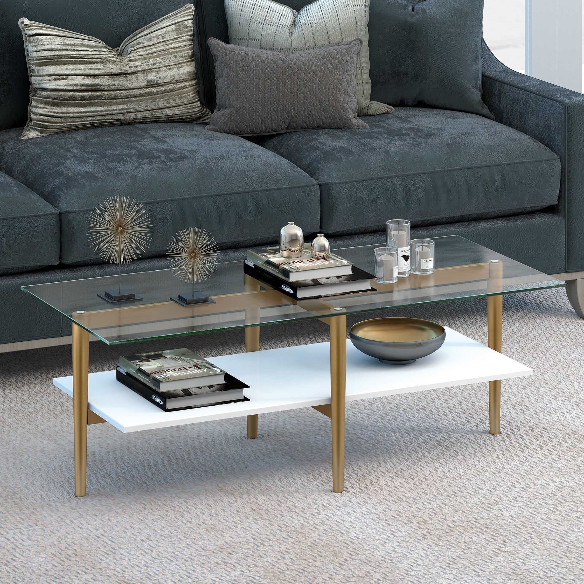 Otto Mid-Century Glam Coffee Table