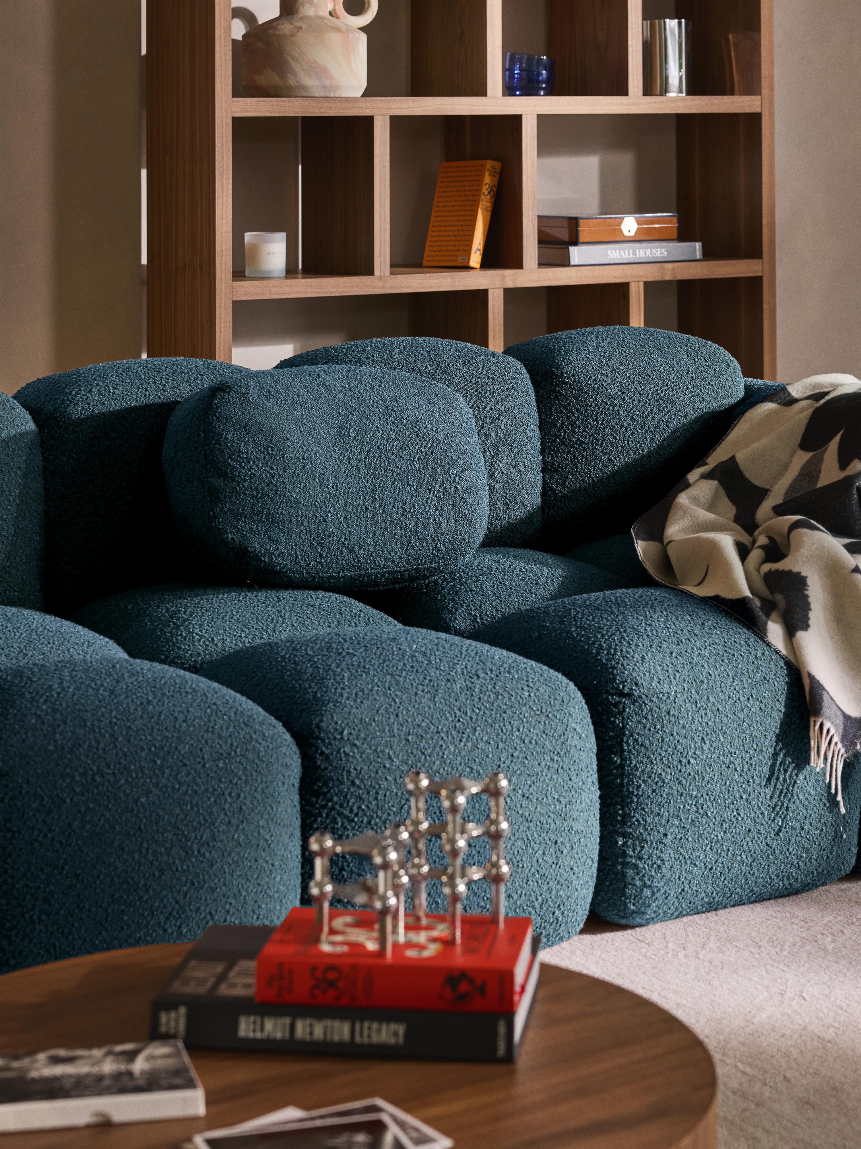 Sofa-Kissen Tayla aus Bouclé