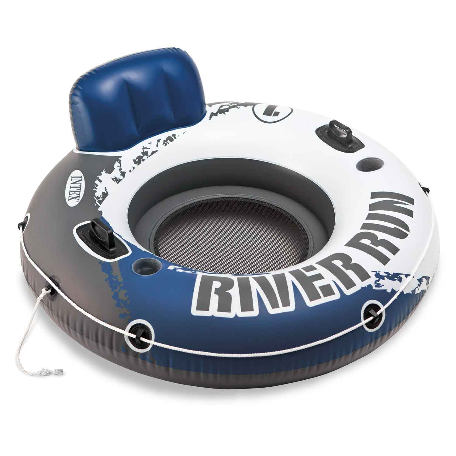 Duży fotel plażowy Intex koło   uchwyty 135cm 58825