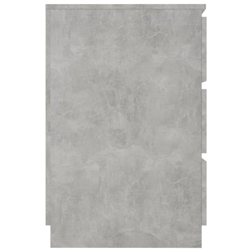NNEVL Writing Desk Concrete Grey 140x50x77 cm Chipboard
