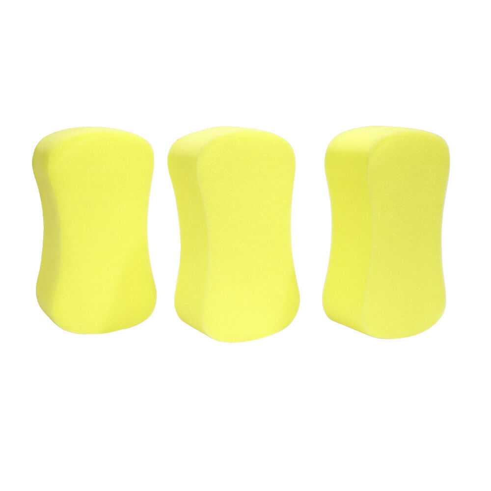 Lot de 3 éponges de lavage pour voiture 21x11x6cm