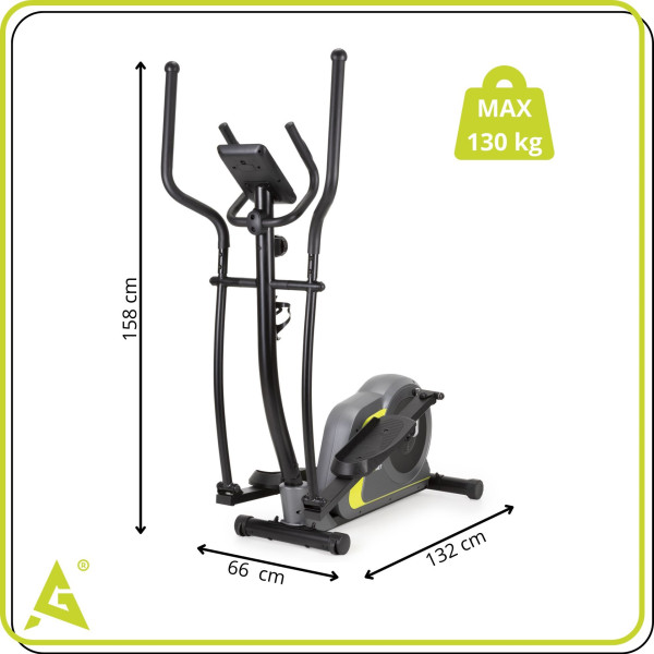 Trenażer eliptyczny do ćwiczeń, domowy ACTIGET cardio orbitrek magnetyczny