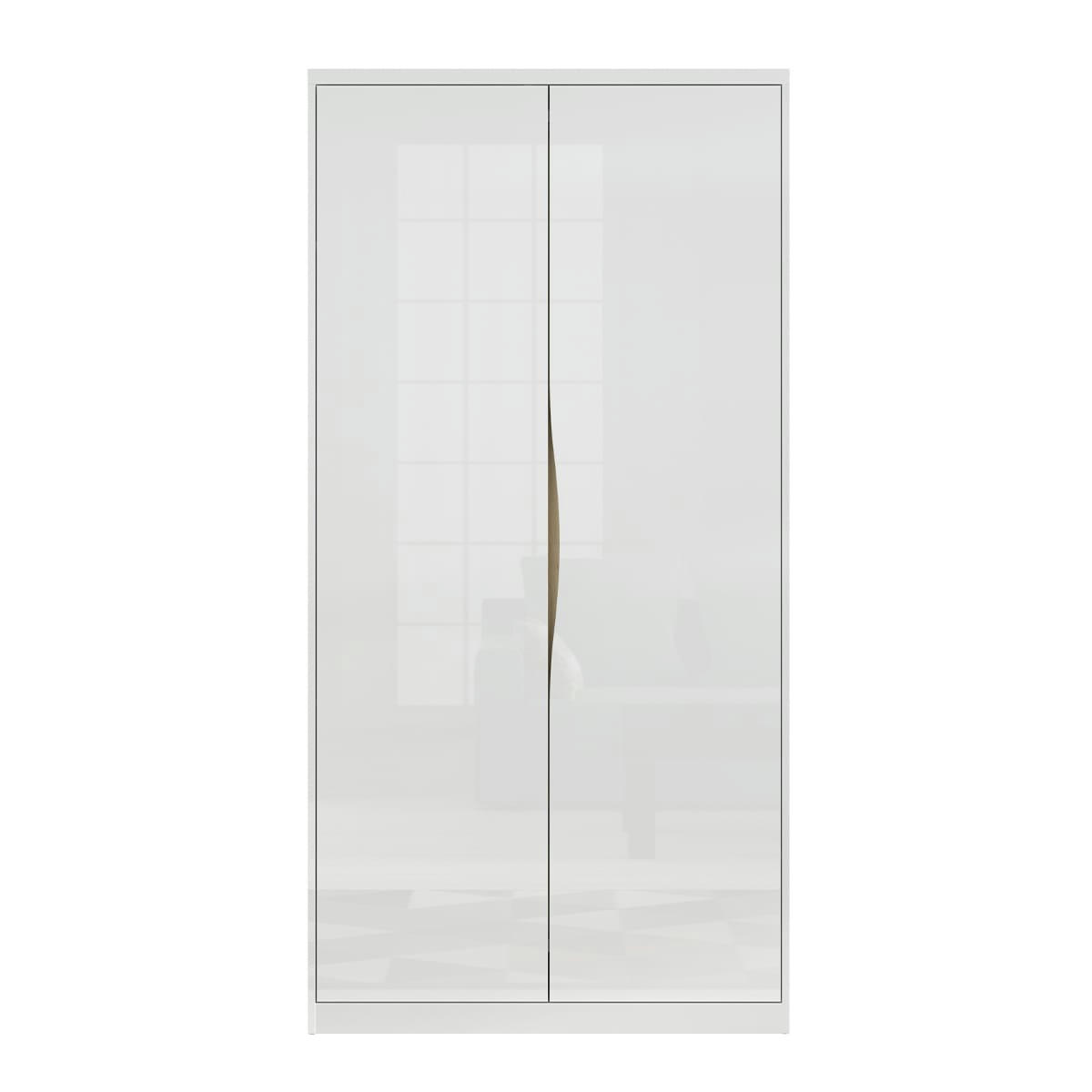 - Armoire 2 portes blanc