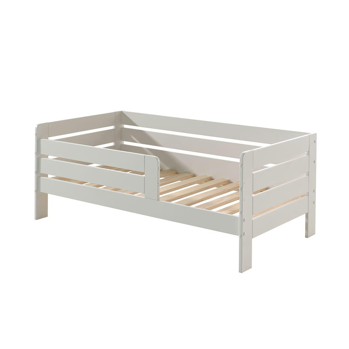 TED - Lit 70x140 sommier inclus blanc