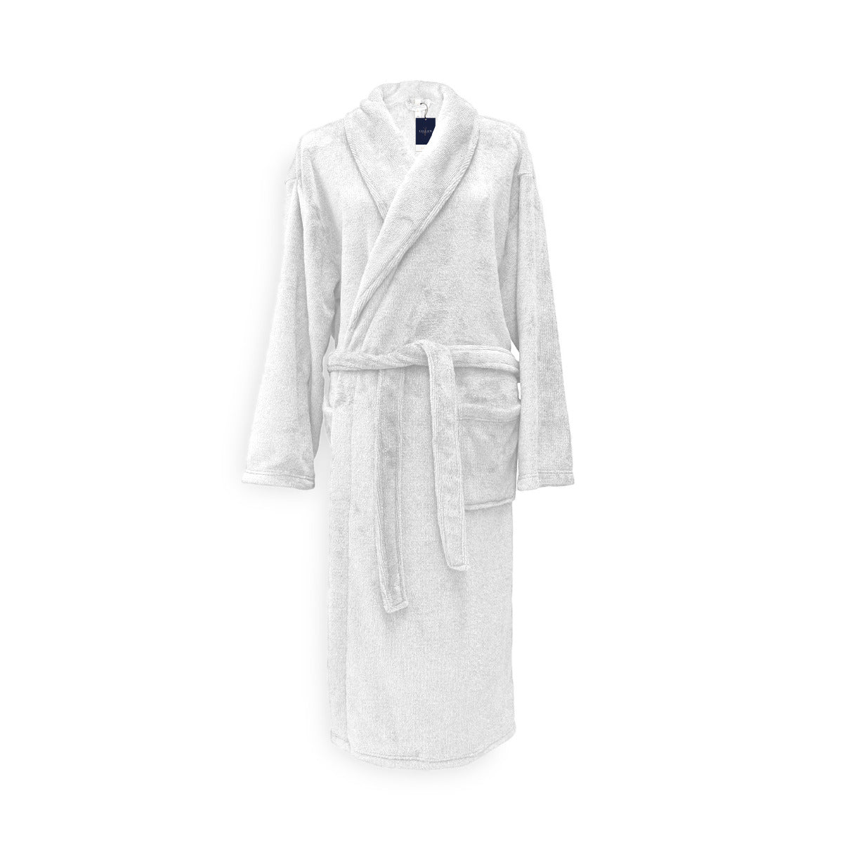 Yellow Fleece Badjas Bozzolo - white - XL