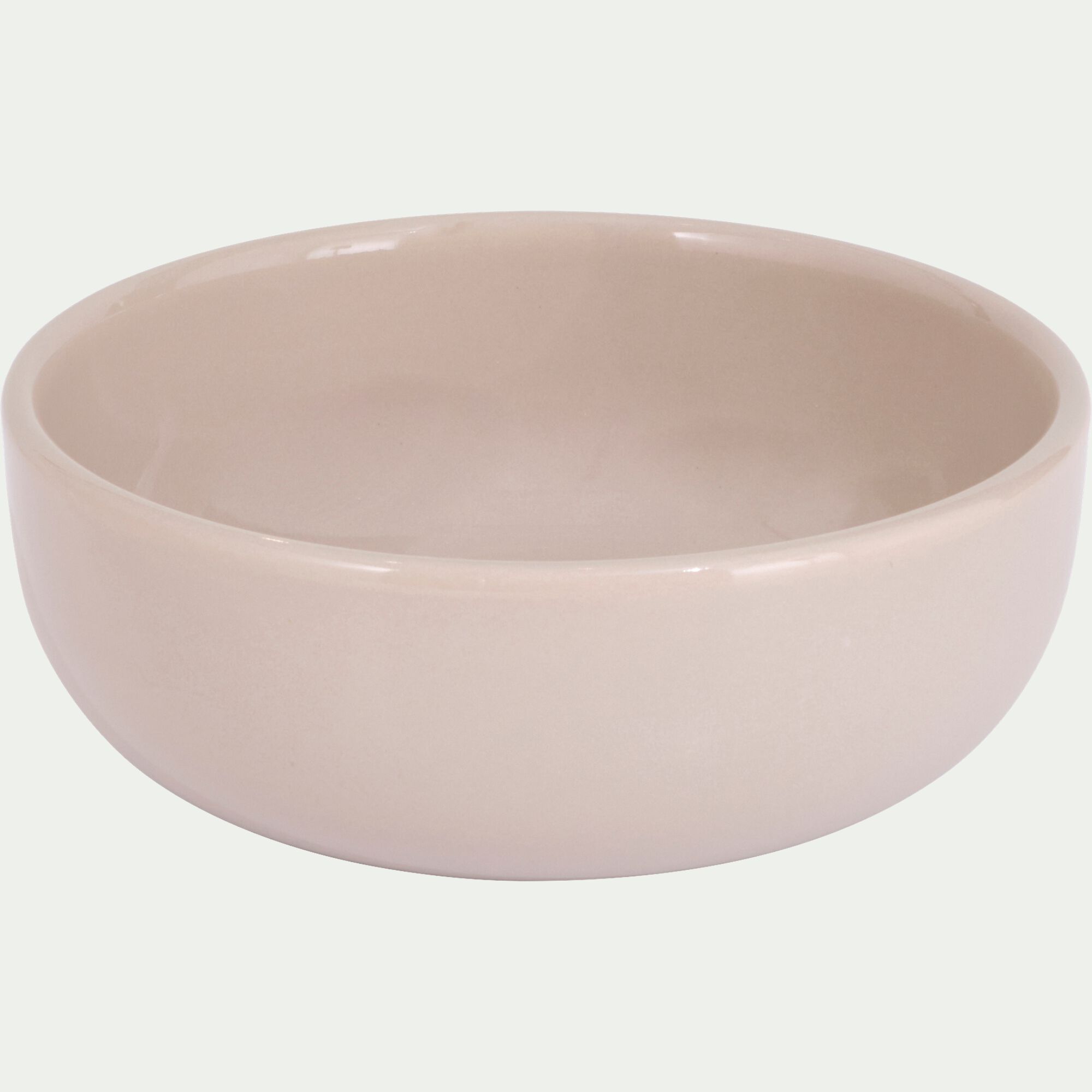 SELMA - Assiette creuse en faïence D15cm - beige alpilles