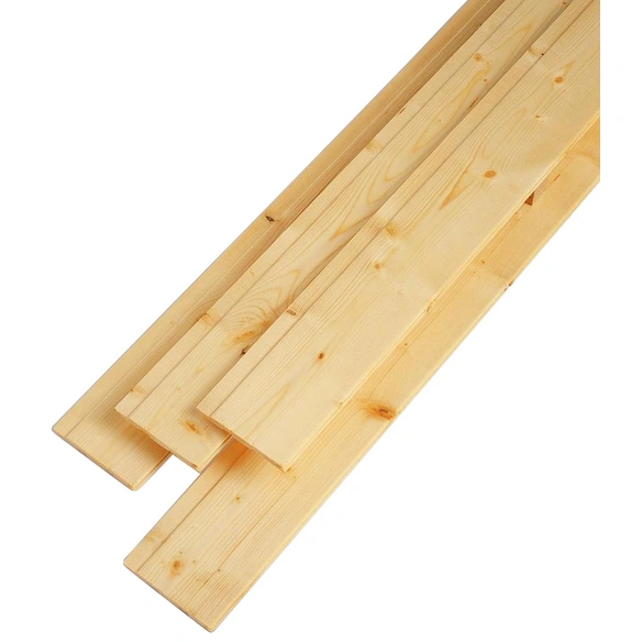 Profilholz, Fichte / Tanne, BxH: 9,6 x 200 cm, Stärke: 12,5 mm