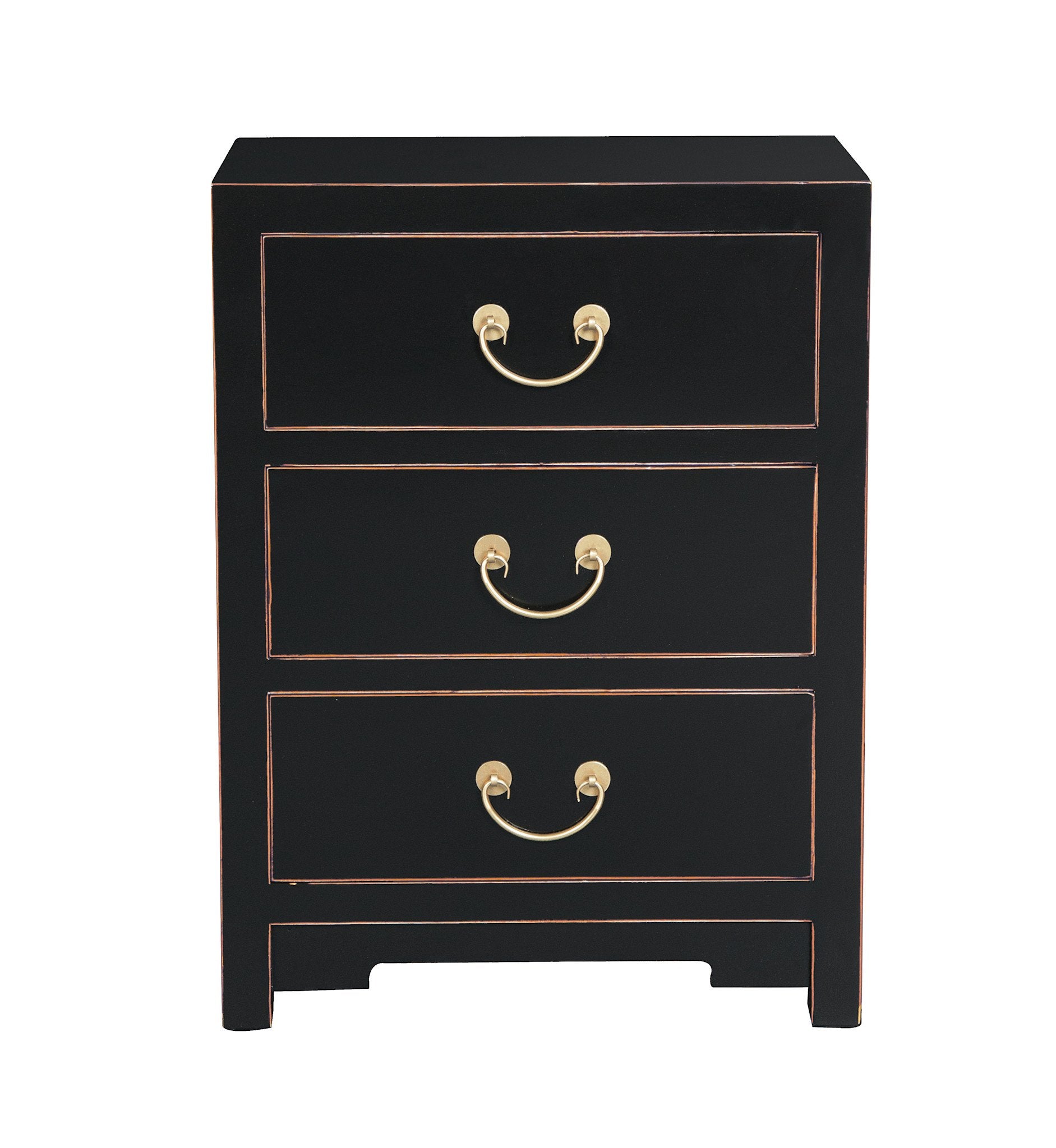 Fine Asianliving Chinees Nachtkastje Onyx Zwart -