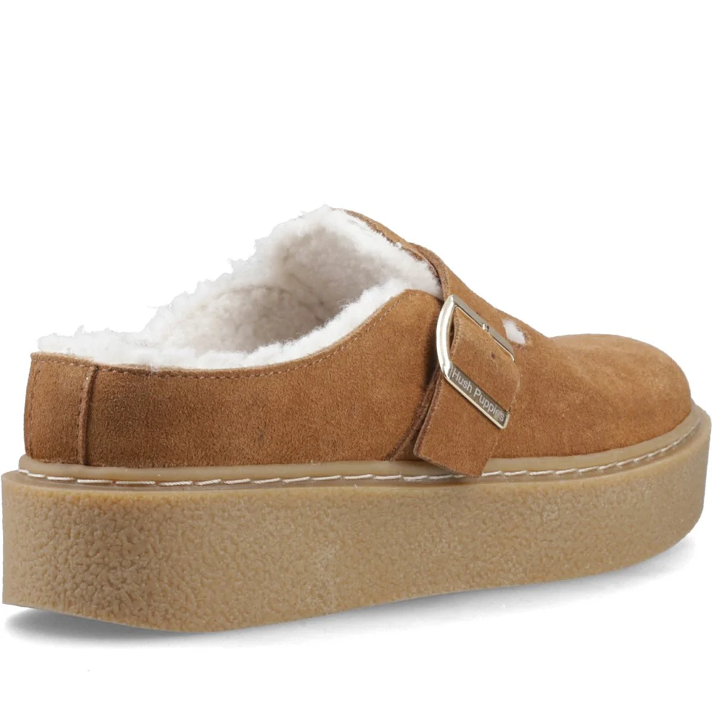 Hush Puppies Blanche Fur Mules