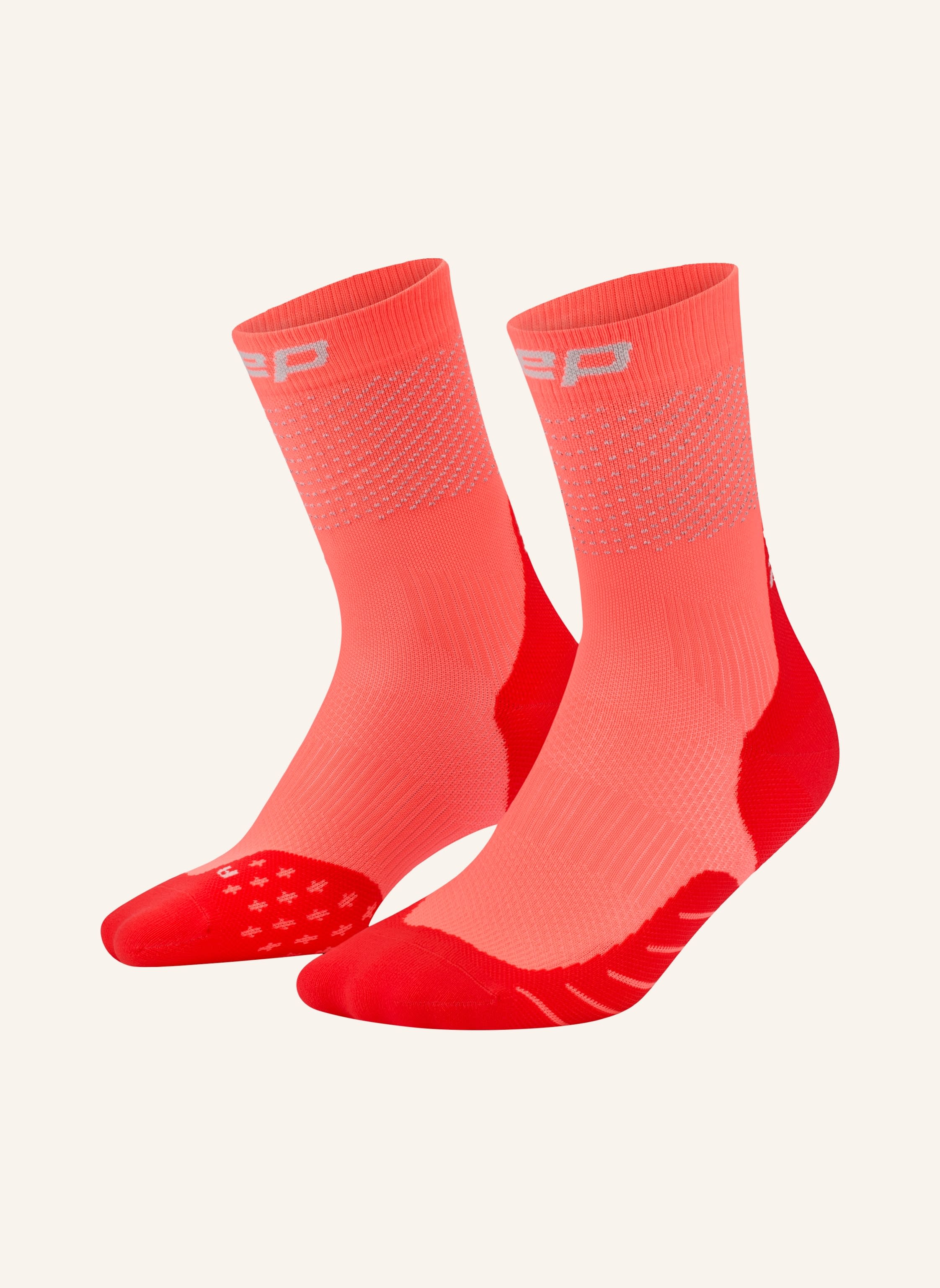 cep CEP CEP pro run reflective socks, mid cut, 3.0, men