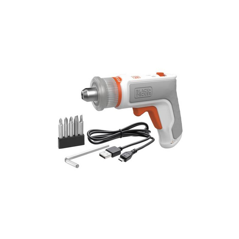 Tournevis spécial meuble en kit sur batterie 3,6 V BLACK DECKER