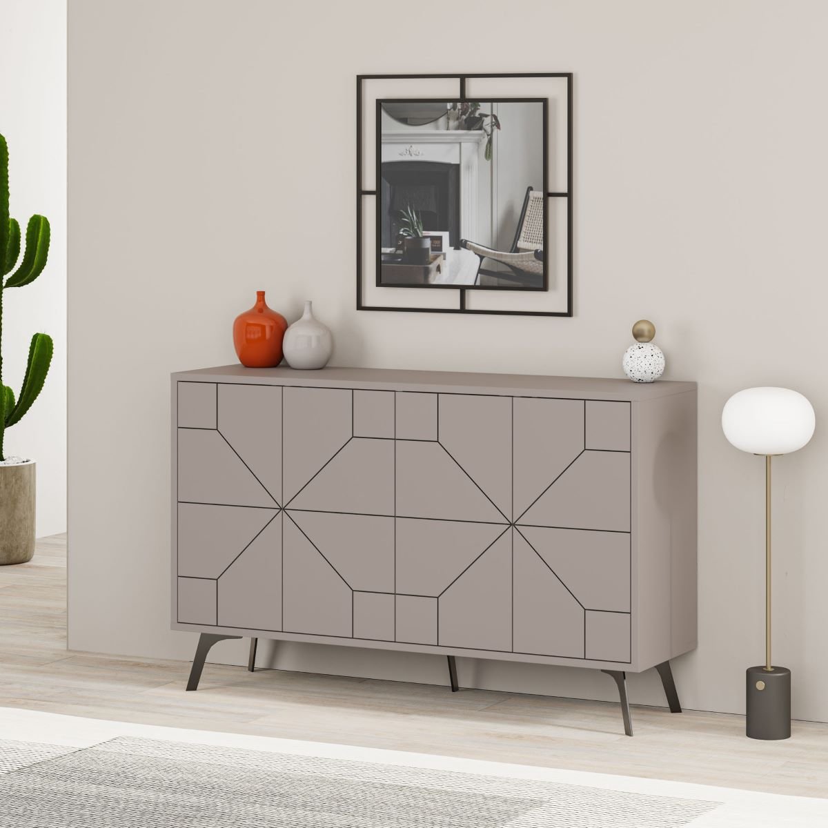 Calicosy - Dressoir met 4 deuren DUNE - B123 cm