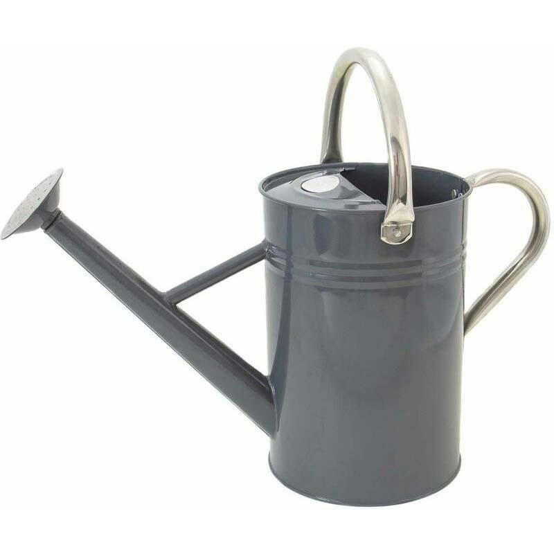 - Arrosoir en acier galvanisé 4,5 litres gris