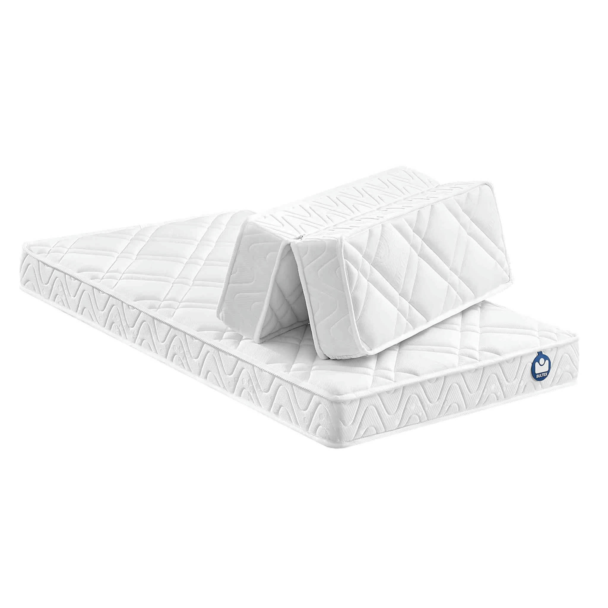 - Matelas évolutif enfant mousse 3 parties 90x200 14 cm