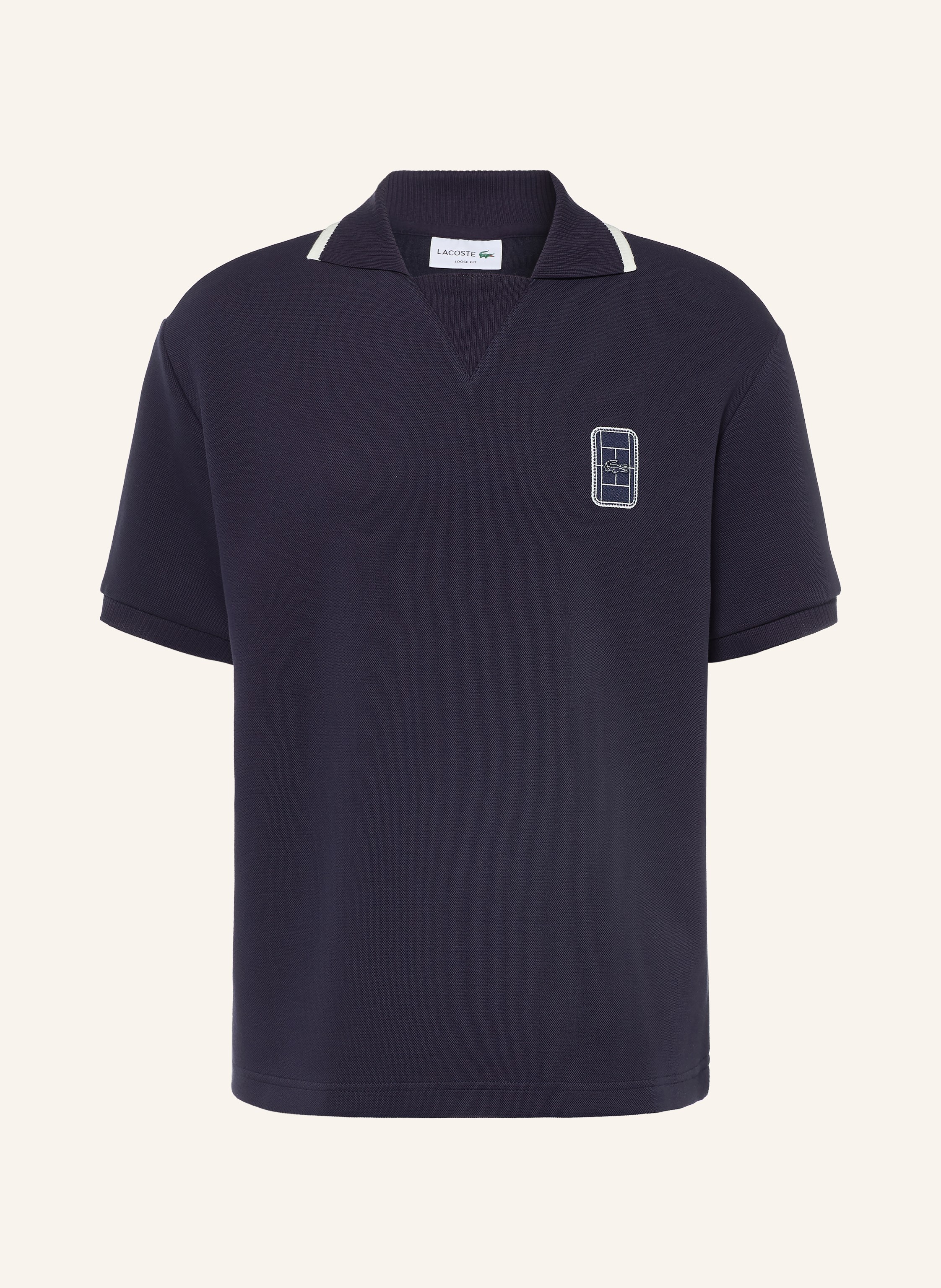 LACOSTE Piqué-Poloshirt Loose Fit