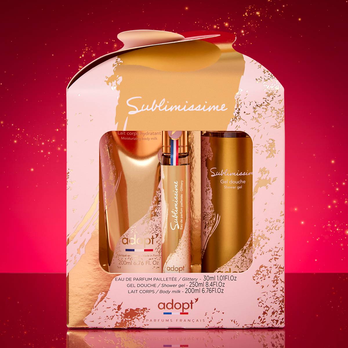 SublimissimeCoffret chalet 30ml   gel douche 250ml   lait corps 200ml