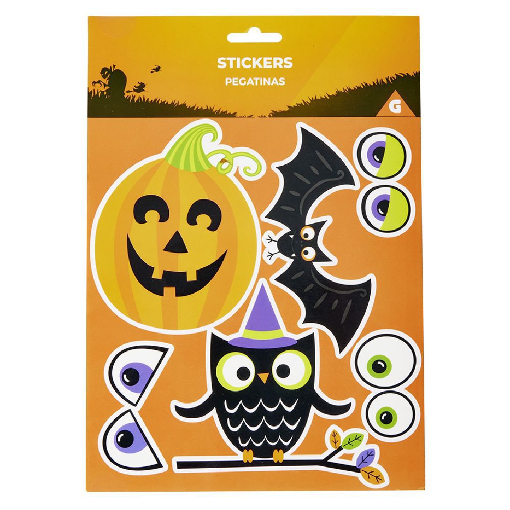 Sticker fenêtre Halloween enfant