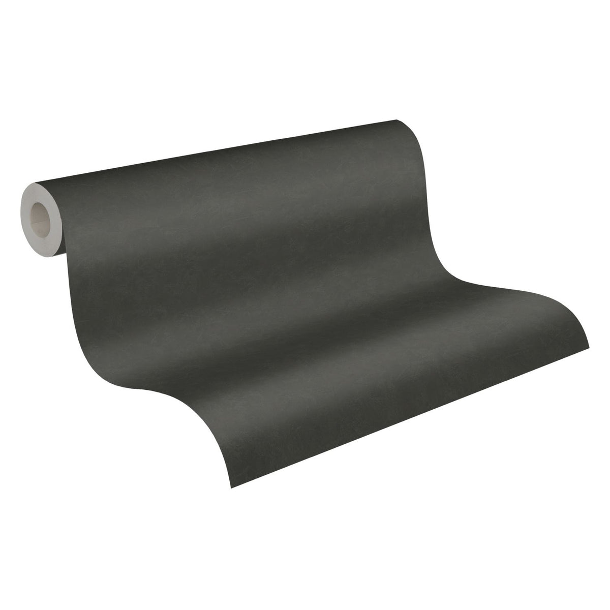 Livingwalls behang effen zwart en antraciet grijs - 53 cm x 10.05 m - AS-376985