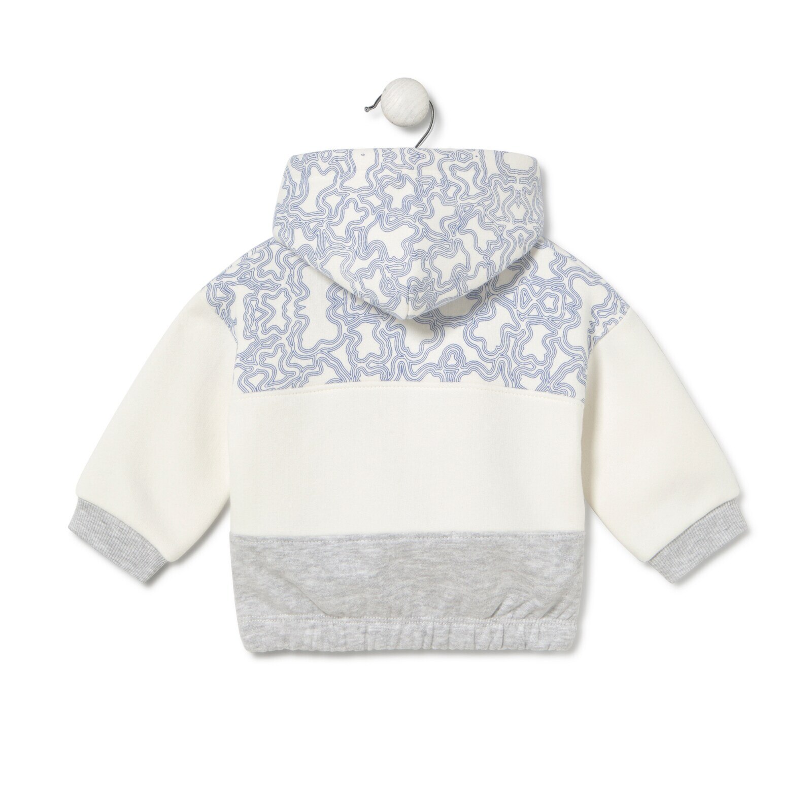 Sudadera con capucha Kaos Casual celeste