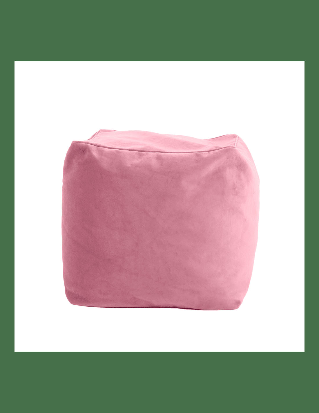 JUMBO VELVET - Repose pieds d'intérieur en velours dragée