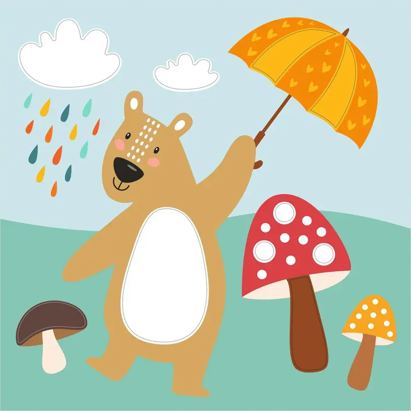 Bastelset 6er-Set Forest Friends