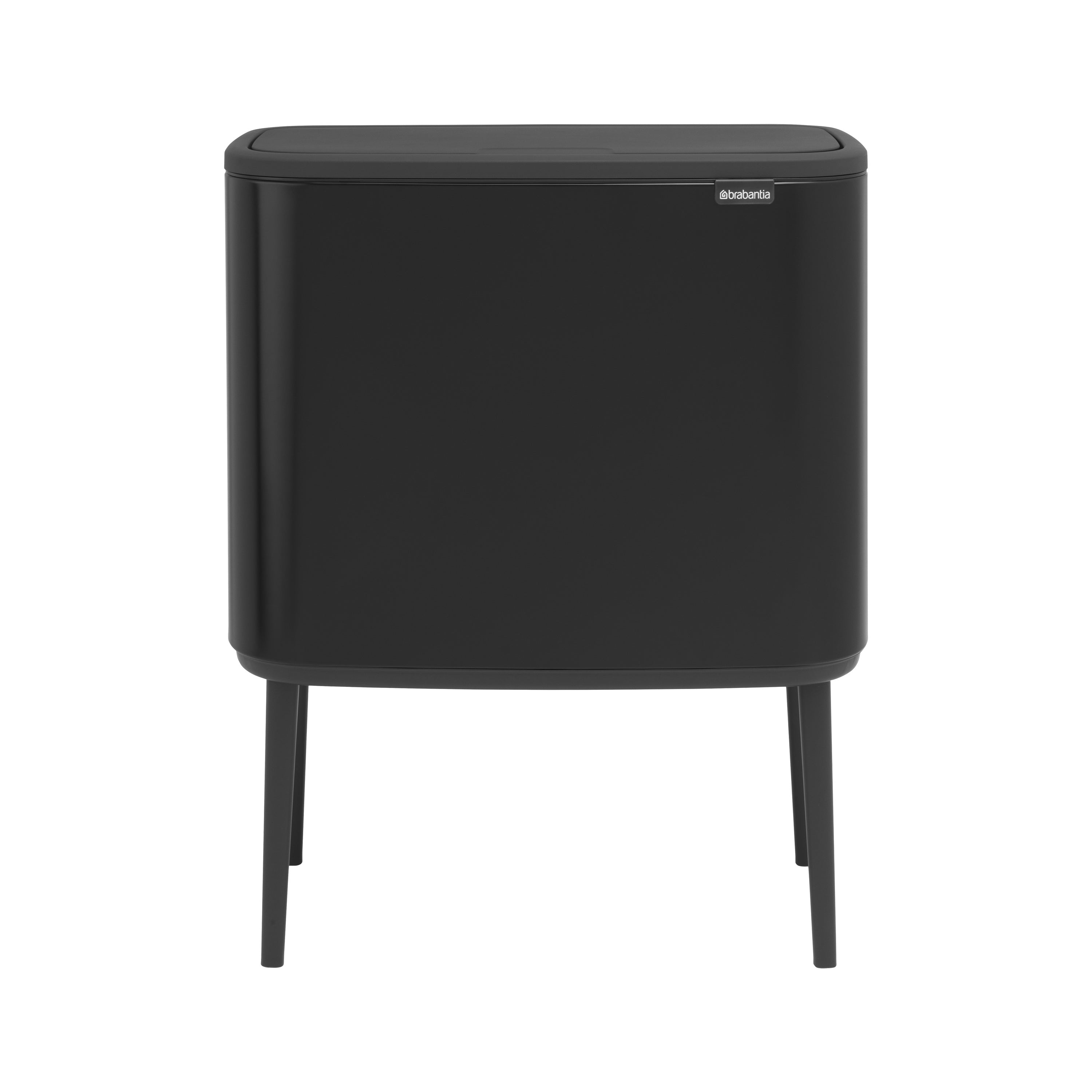 Brabantia Bo Touch Bin Afvalemmer 11 + 23 L - Zwart