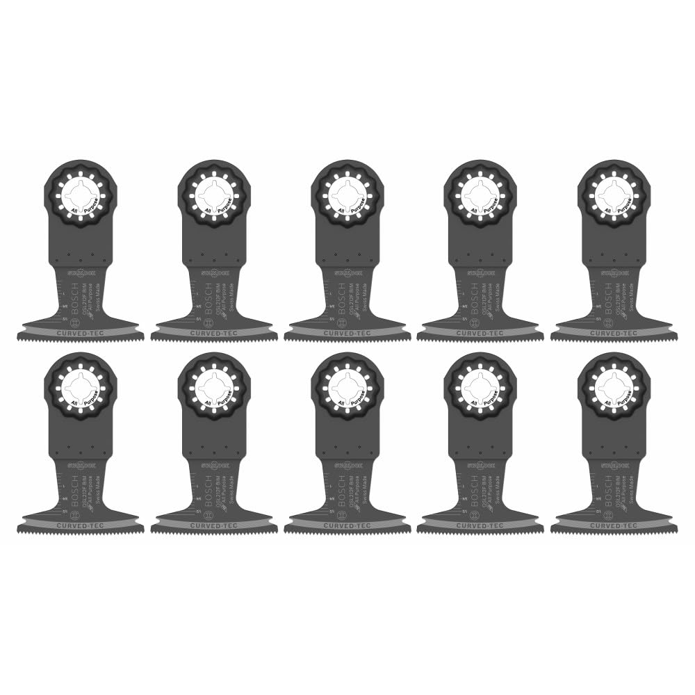 Bosch OSL212F-10 2-1/2 in. Starlock® Oscillating Multi Tool Bi-Metal Plunge Cut Blade 10 pk.