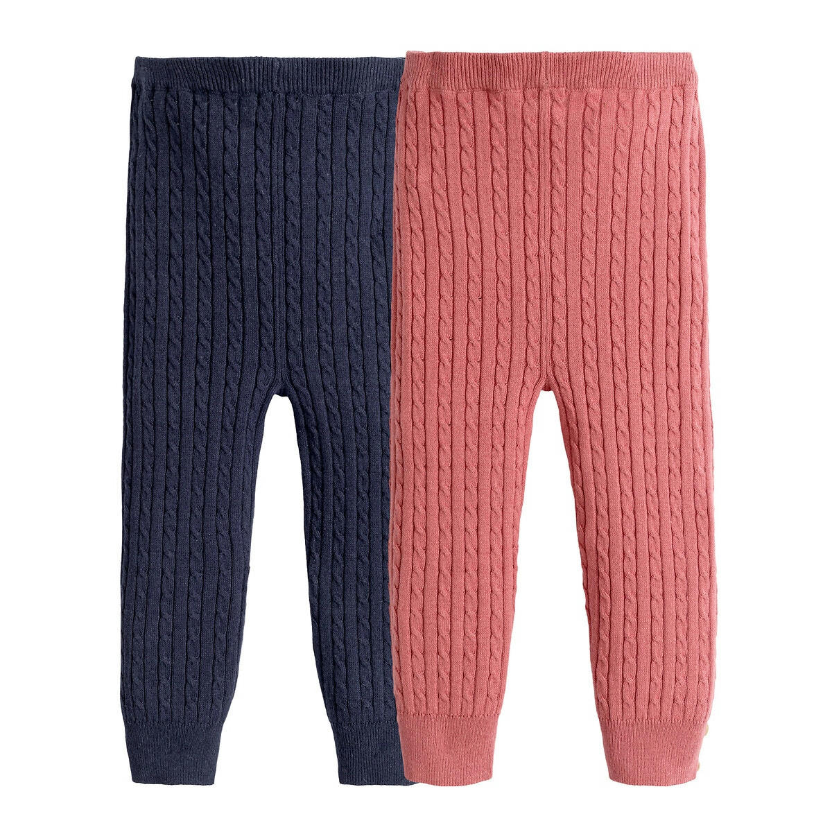 Lot de 2 leggings torsadés