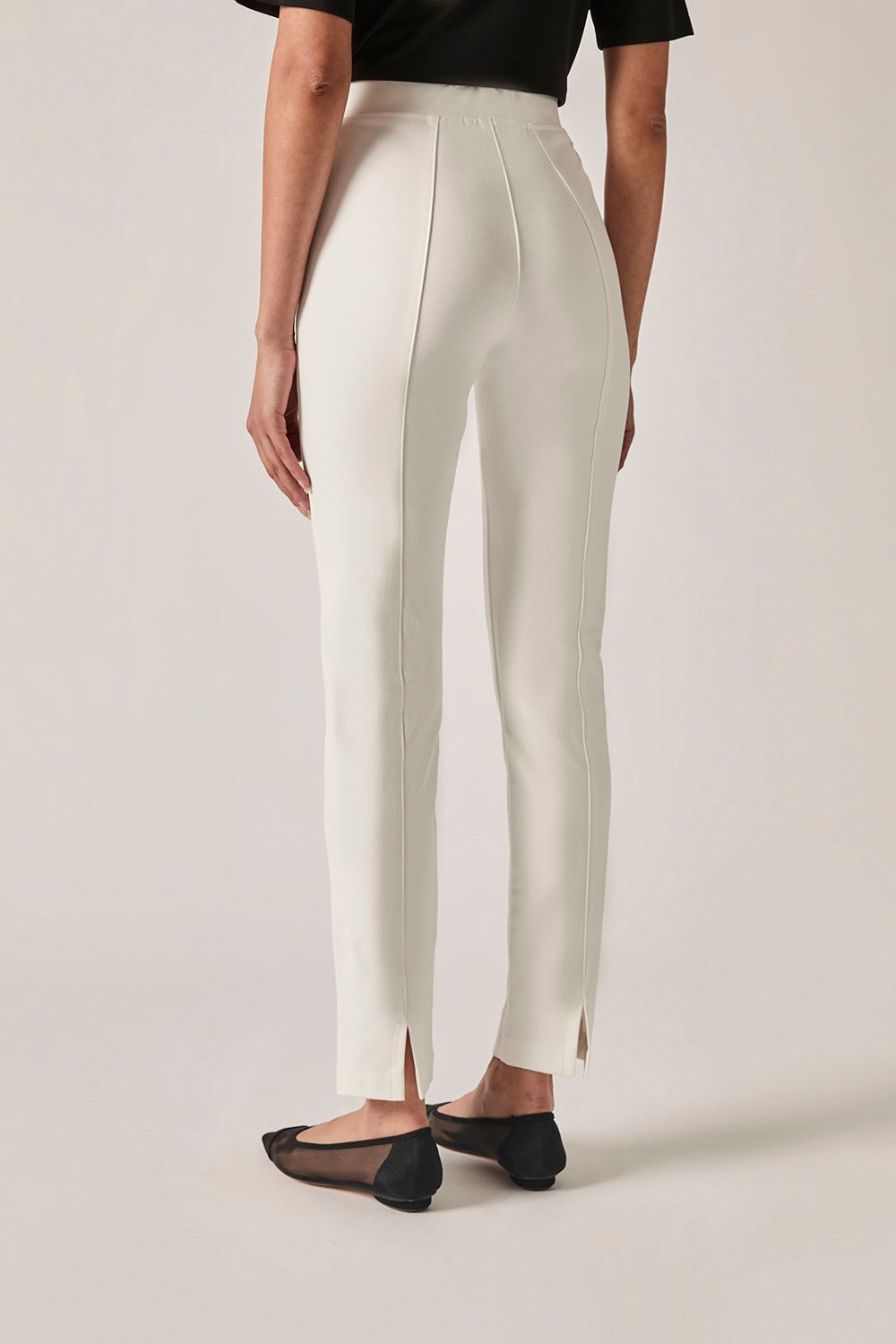 James Lakeland Cigarette Trousers Cream