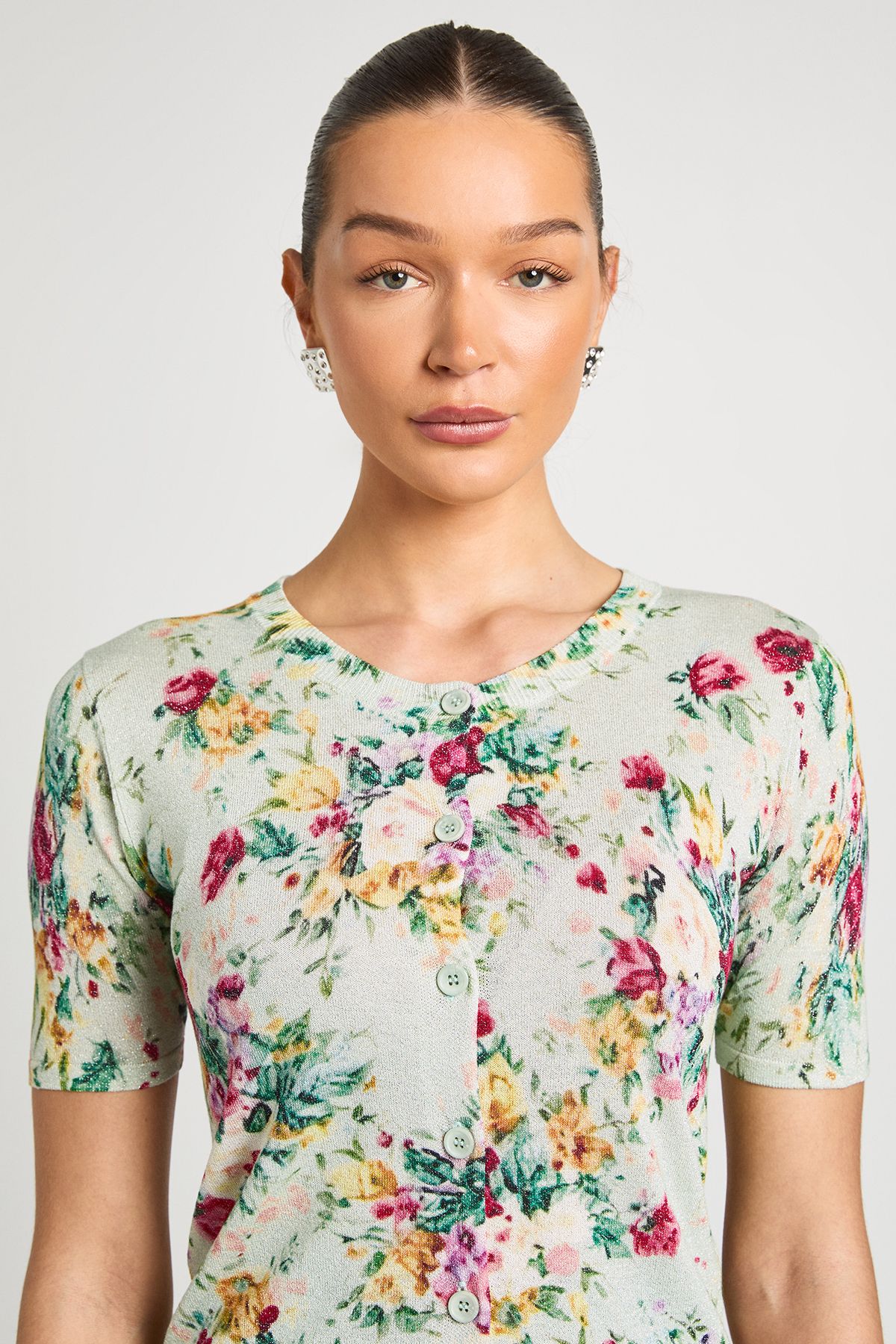 Debenhams Ashish Vintage Floral Button Up Top