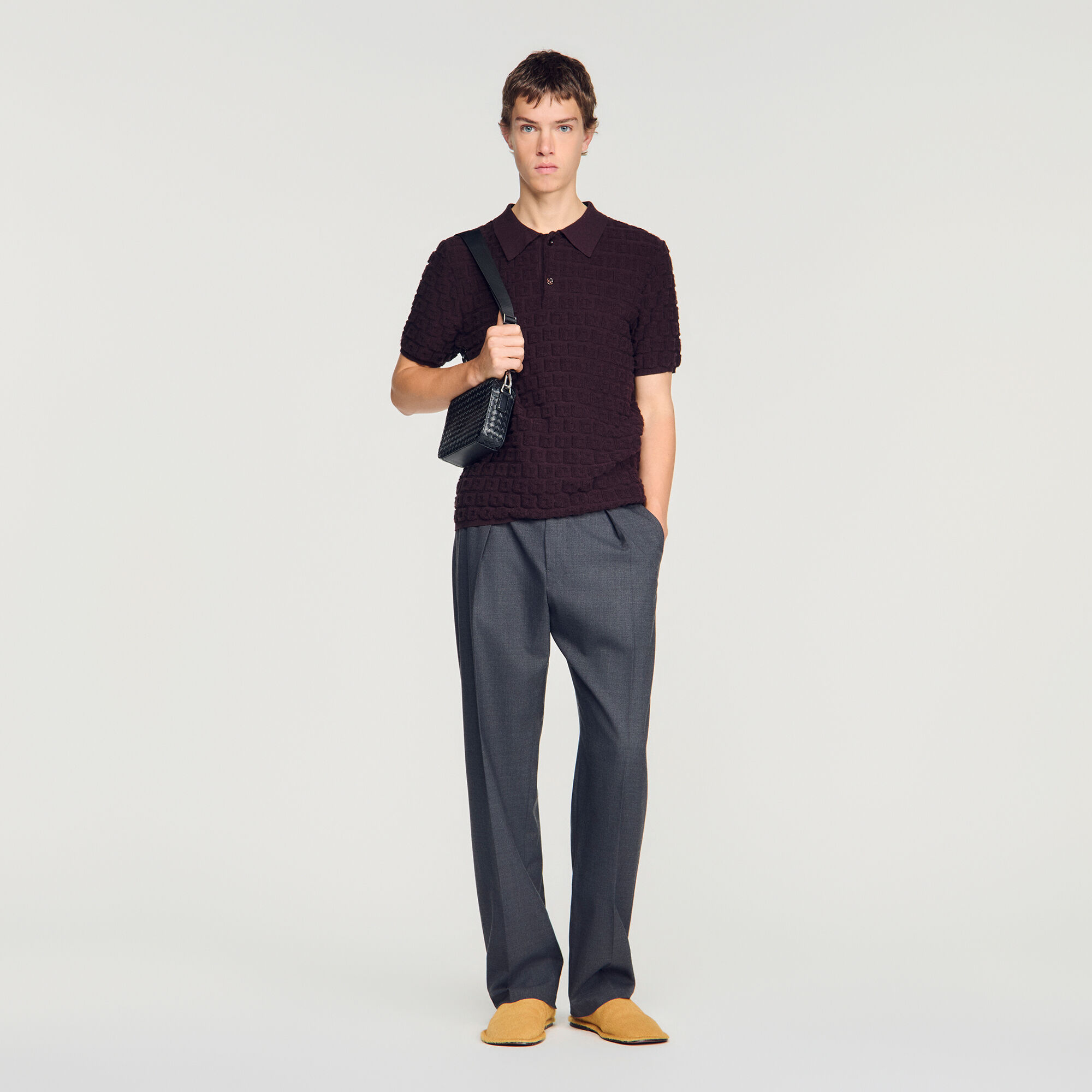 Polo en maille éponge