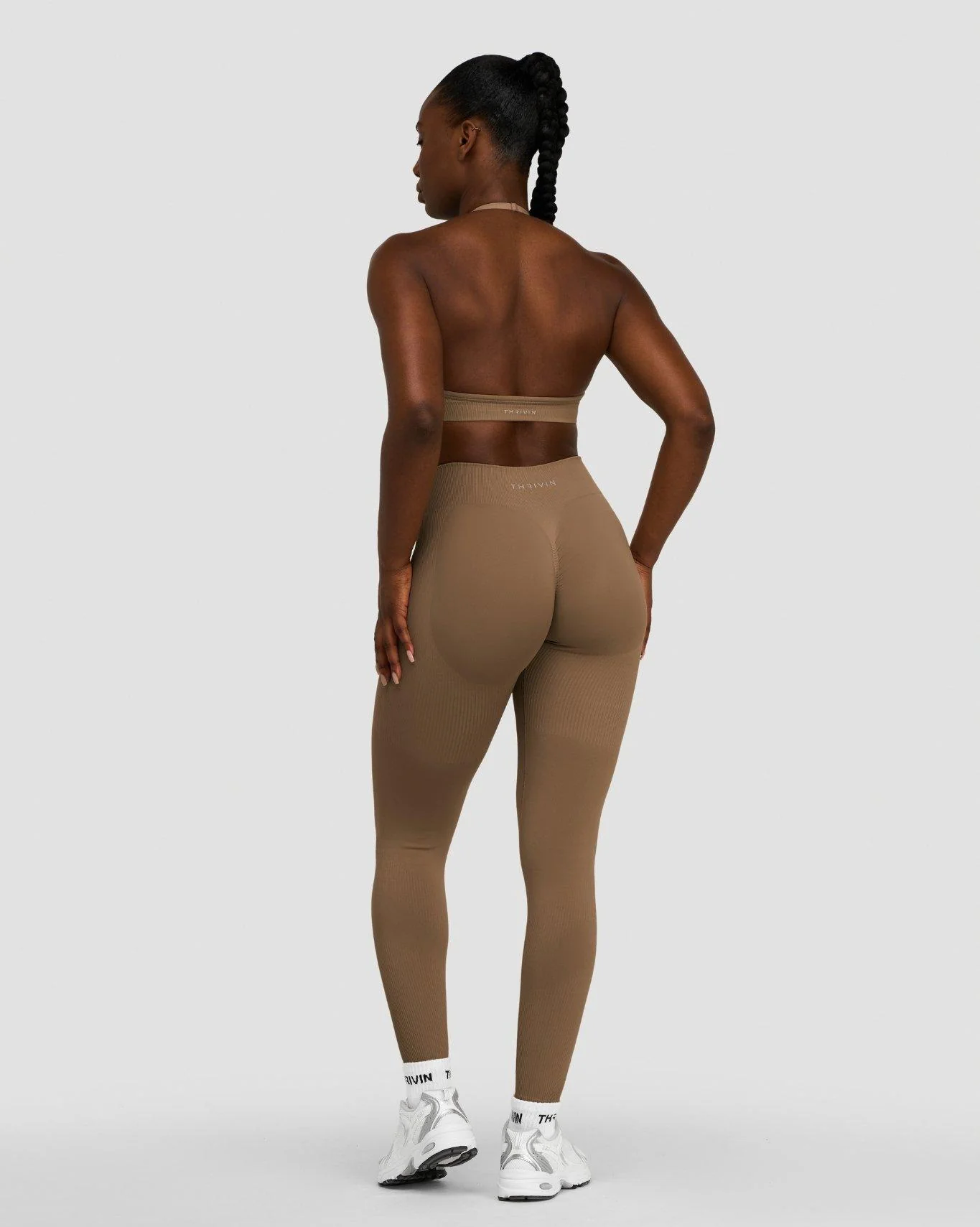 Elevate™ Sculpting Mid Waist Scrunch Leggings | Toffee