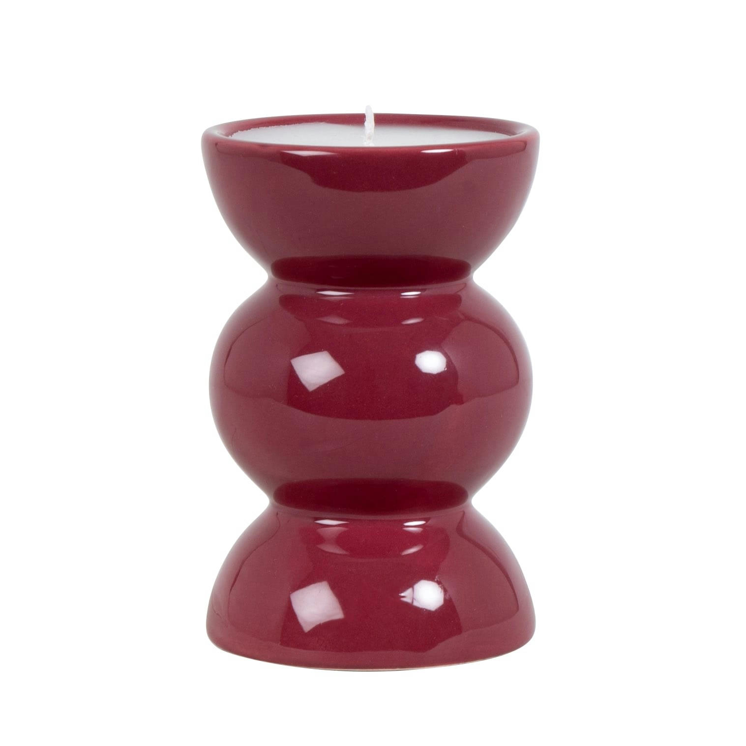 NEREE - Bougie parfumée en céramique violette